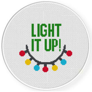 Light It Up Cross Stitch Pattern