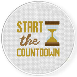 Start the Countdown Cross Stitch Pattern