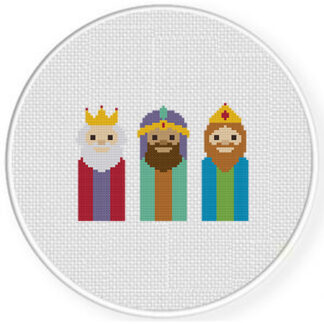 Three Kings Cross Stitch Pattern