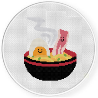 Yummy Ramen Cross Stitch Pattern