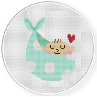 Baby Carrier Cross Stitch Pattern
