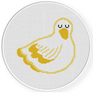 Plump Duck Cross Stitch Pattern