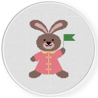 Bunny Baby Doll Cross Stitch Pattern