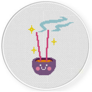 Happy Incense Cross Stitch Pattern