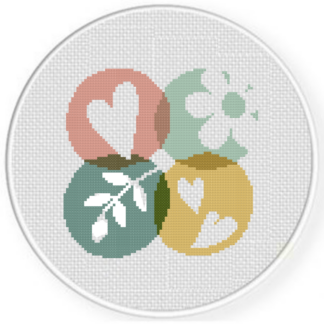 Botany Decoration Cross Stitch Pattern