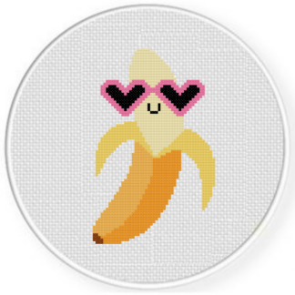 Cool Banana Cross Stitch Pattern