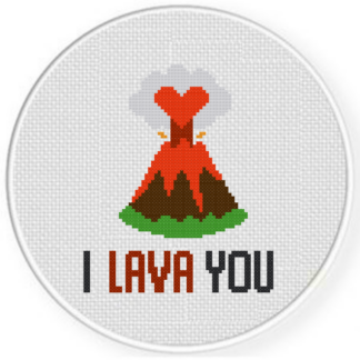 I lava you Cross Stitch Pattern