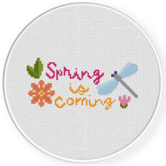 Spring is Coming Cross Stitch Pattern
