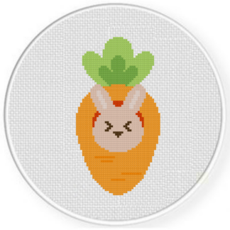 Bunny Carrotship Cross Stitch Pattern