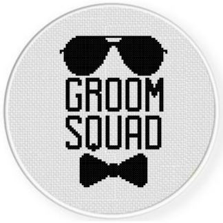 Groom Squad Cross Stitch Pattern