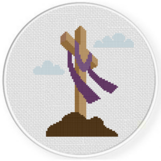 Lenten Cross Cross Stitch Pattern