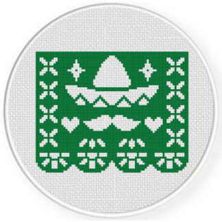 Si Senior Bunting Cross Stitch Pattern