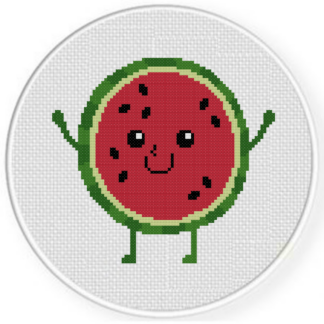 Fun Watermelon Cross Stitch Pattern