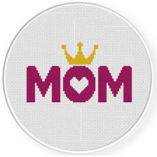 Queen Mom Cross Stitch Pattern
