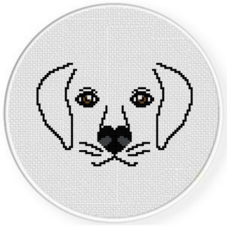 Dog Face Cross Stitch Pattern