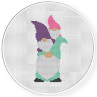 Gnome Tower Cross Stitch Pattern
