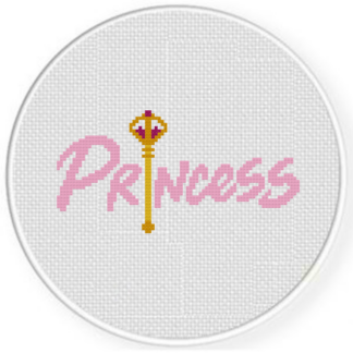 Princess Wand Cross Stitch Pattern