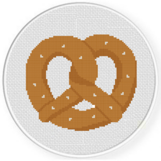 Toasty Pretzel Cross Stitch Pattern