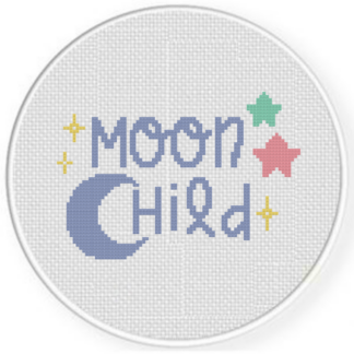 Moon Child Cross Stitch Pattern