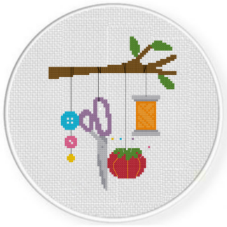 Crafty Hangings Cross Stitch Pattern