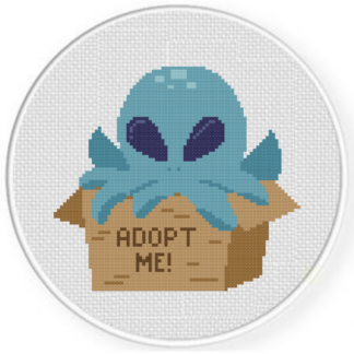 Adopt a Cthulhu Cross Stitch Pattern