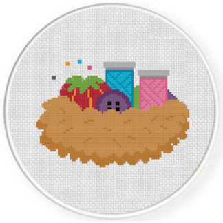 Sewing Nest Cross Stitch Pattern