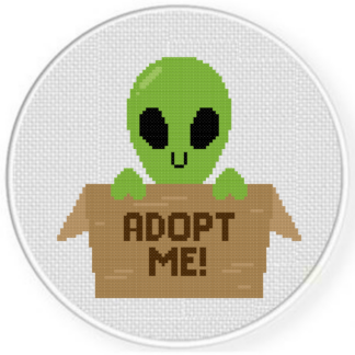 Adopt an Alien Cross Stitch Pattern