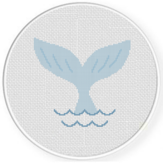 Fish Tail Cross Stitch Pattern