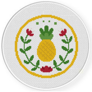 Pineapple Medallion Cross Stitch Pattern