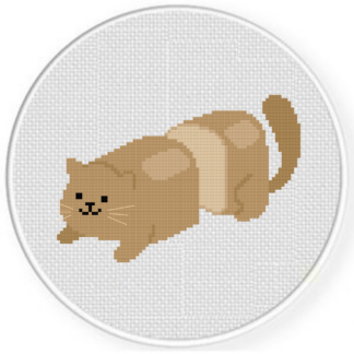 Cat Loaf Cross Stitch Pattern