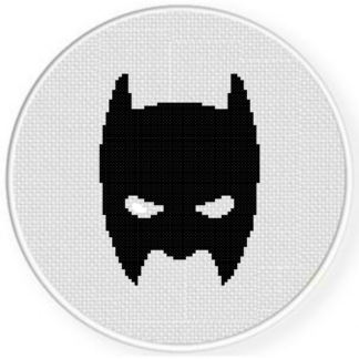 Bat Mask Cross Stitch Pattern