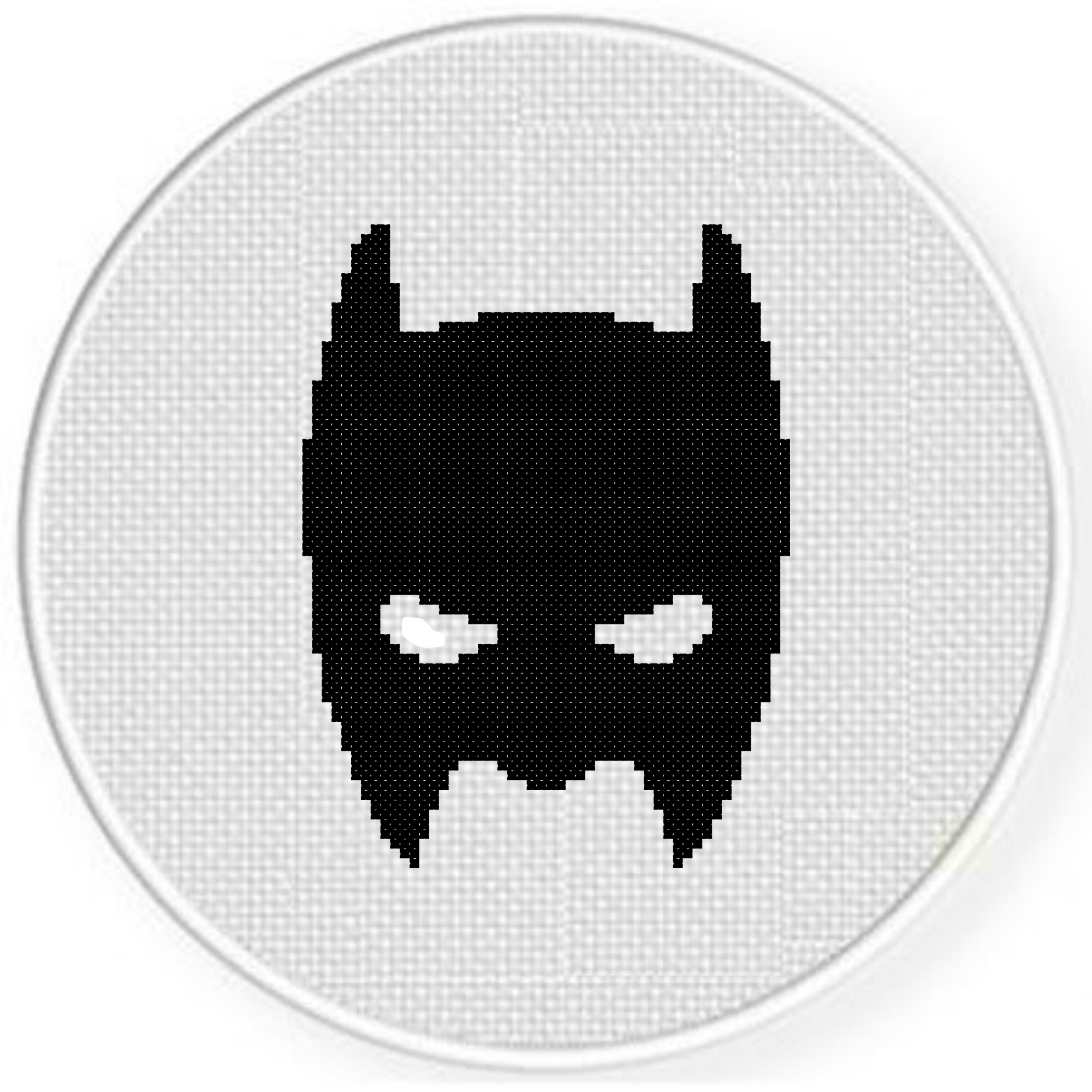 Bat Mask Cross Stitch Pattern – Daily Cross Stitch