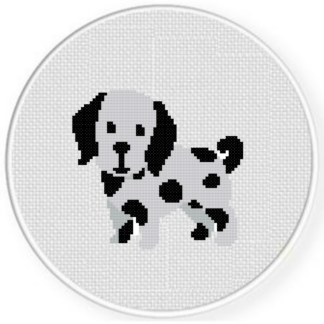Spotty Puppy Cross Stitch Pattern