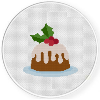 Christmas Pudding Cross Stitch Pattern