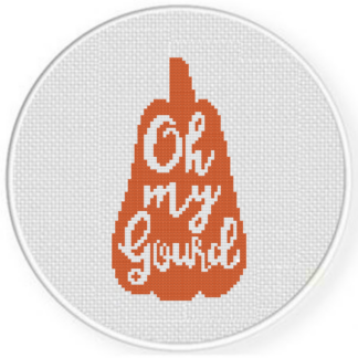 Oh my Gourd Cross Stitch Pattern