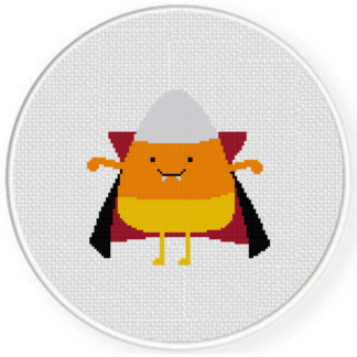 Vampire Candycorn Cross Stitch Pattern