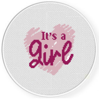 It's a Girl Cross Stitch Pattern