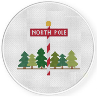 North Pole Cross Stitch Pattern