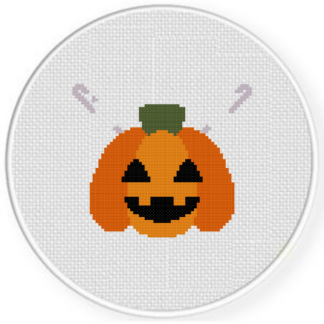 Pumpkin Needle Cushion Cross Stitch Pattern