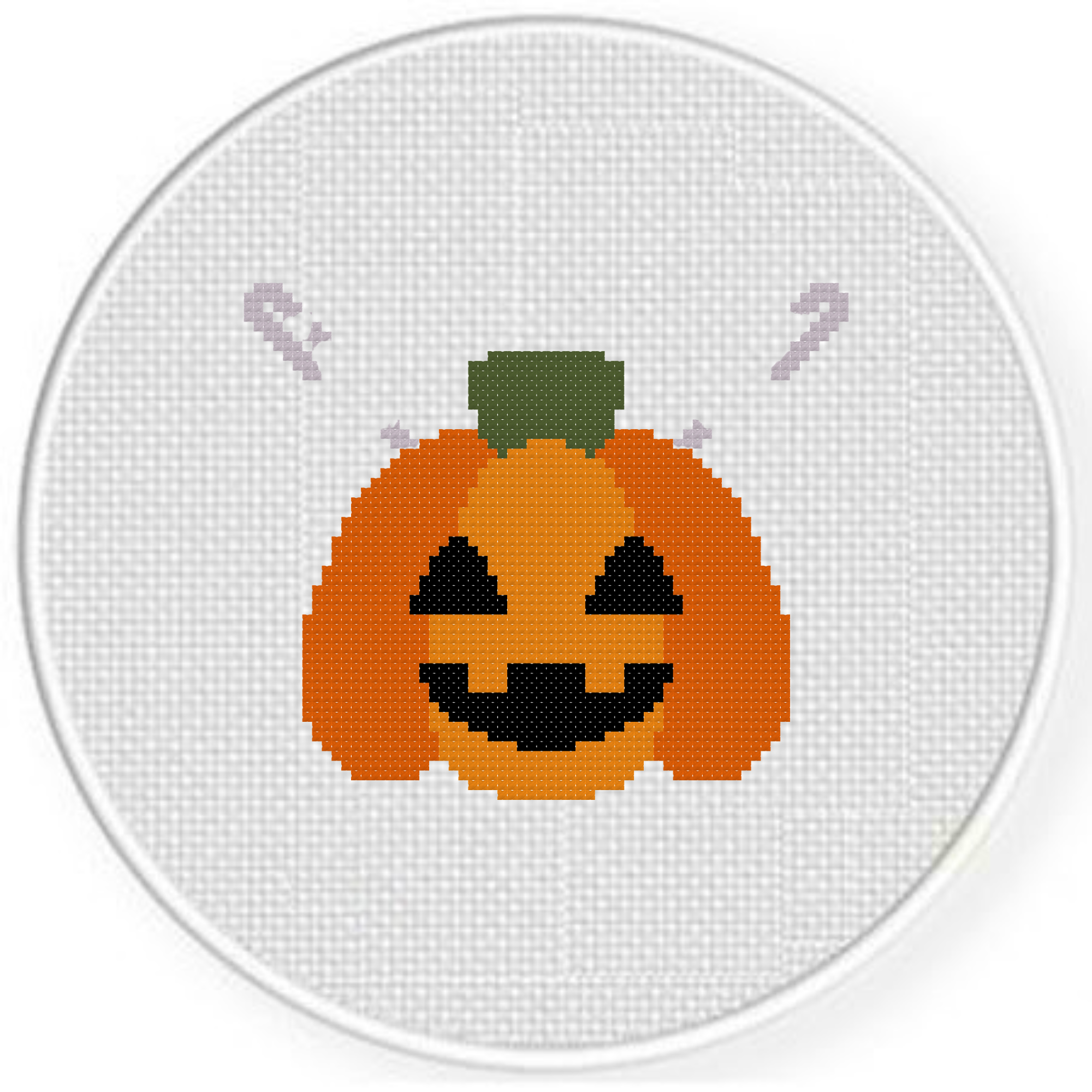 Pumpkin Needle Cushion Cross Stitch Pattern – Daily Cross Stitch