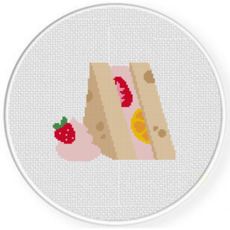 Fruity Sandwich Cross Stitch Pattern