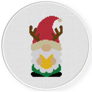 Gnome Caroler Cross Stitch Pattern