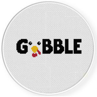 Gobble Cross Stitch Pattern
