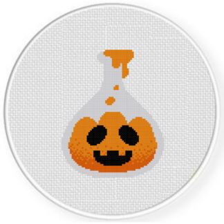 Pumpkin Potion Cross Stitch Pattern