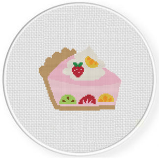 Fruit Pie Cross Stitch Pattern
