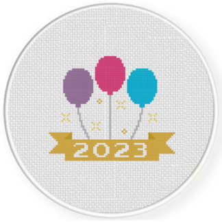 2023 Banner Cross Stitch Pattern