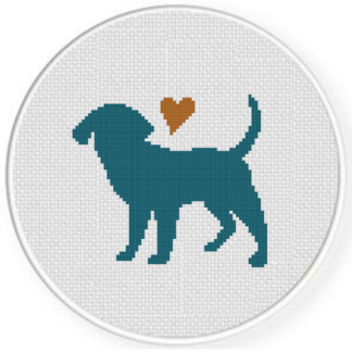 Puppy Love Cross Stitch Pattern