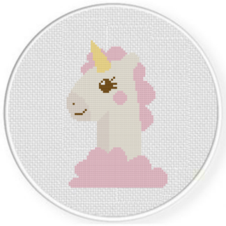 Pink Unicorn Cross Stitch Pattern