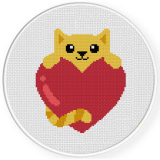 Hugging my Heart Cross Stitch Pattern