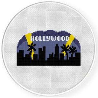 Hollywood Night Cross Stitch Pattern
